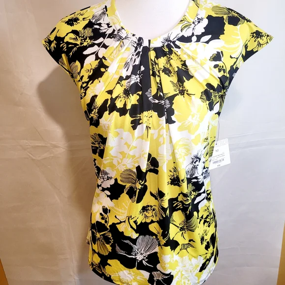 Liz Claiborne Floral Blouse - Picture 1 of 7